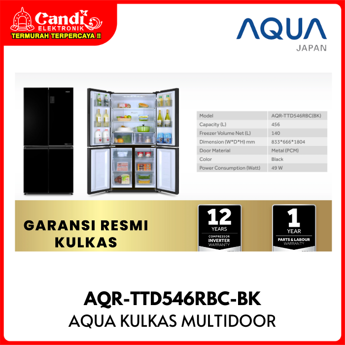 Aqua Refrigerator 4 Door
